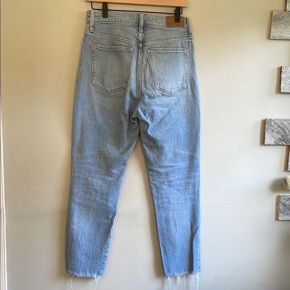 Light Blue Distressed Women's Jeans - Picture 6 of 8